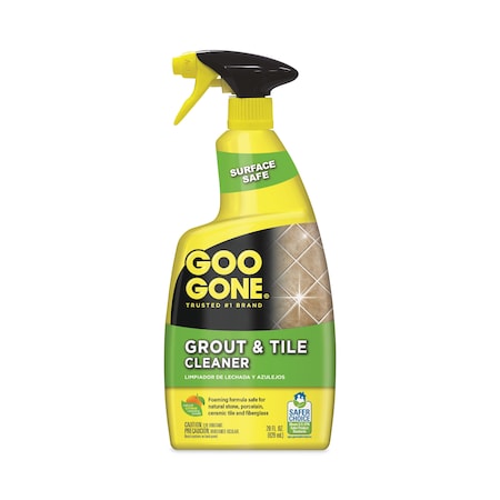GOO GONE Grout and Tile Cleaner, Citrus Scent, 28 oz Trigger Spray Bottle 2054AEA